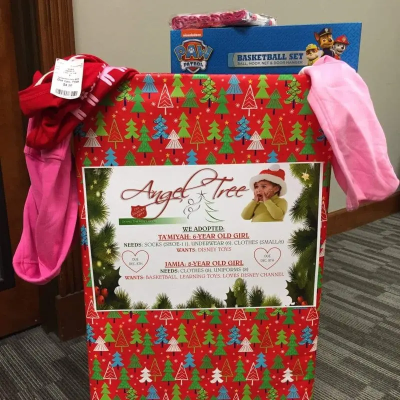 Bart Durham Holiday Giveback Salvation Army Angel Tree